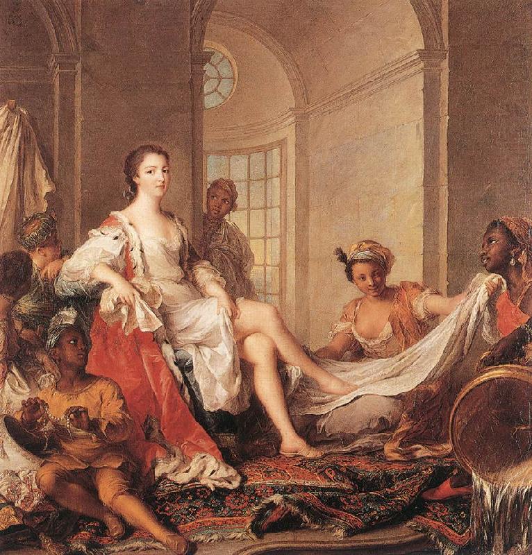 NATTIER, Jean-Marc Mademoiselle de Clermont en Sultane sg china oil painting image